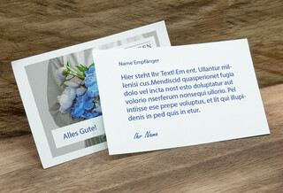 Beispiel-Grusskarte