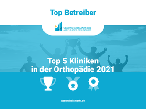 Die Top 5 größten Kliniken nach Fallzahlen in der Orthopädie