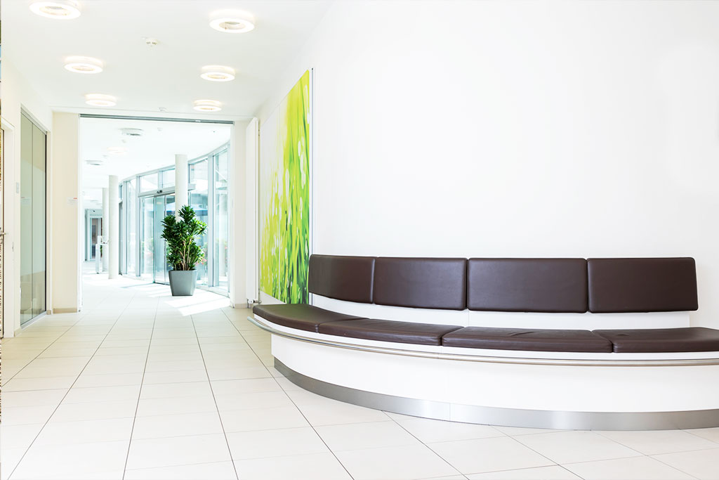 Wartebereich der ambulanten OP in der Klinik Manhagen