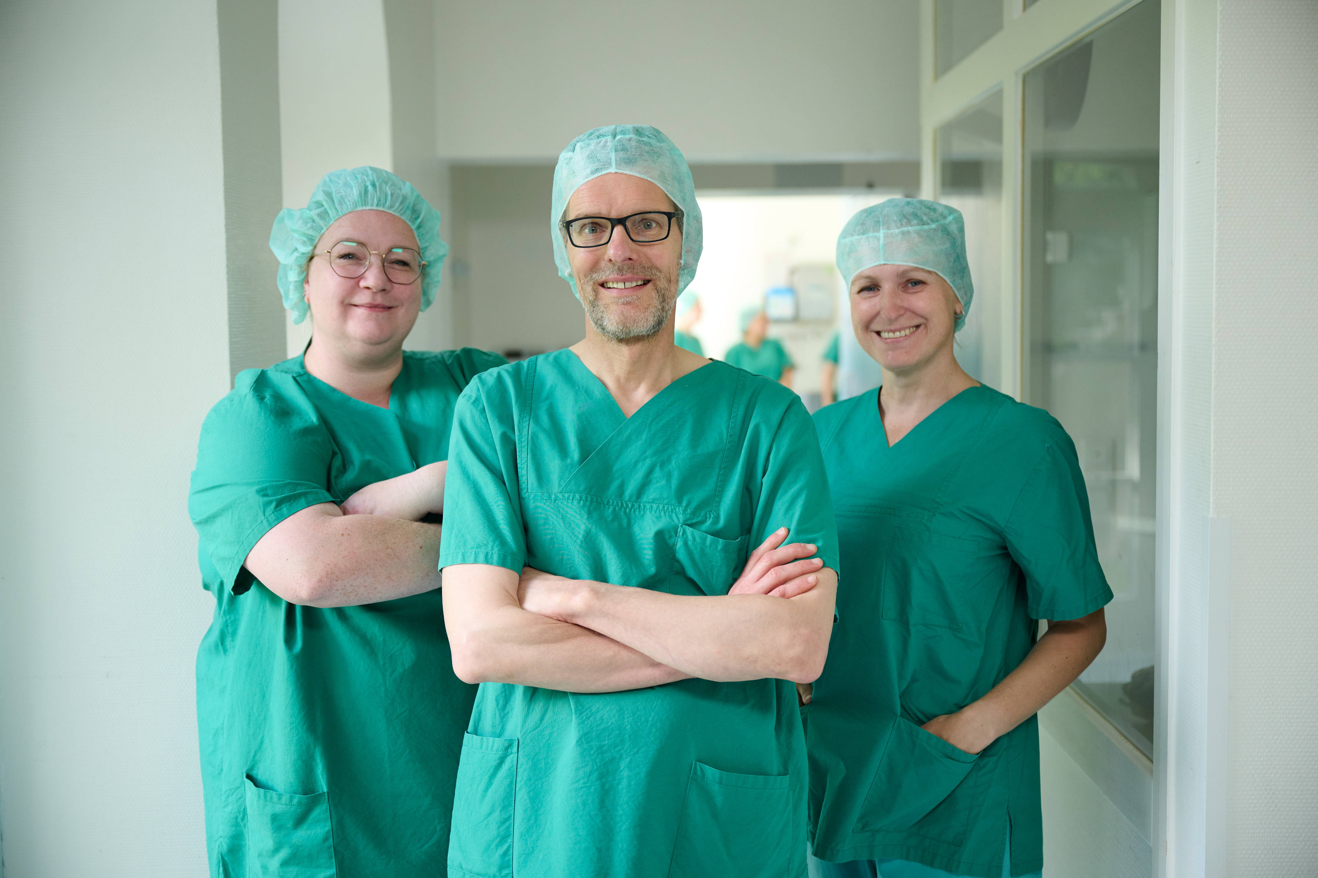 OP-Team der Augenklinik Manhagen