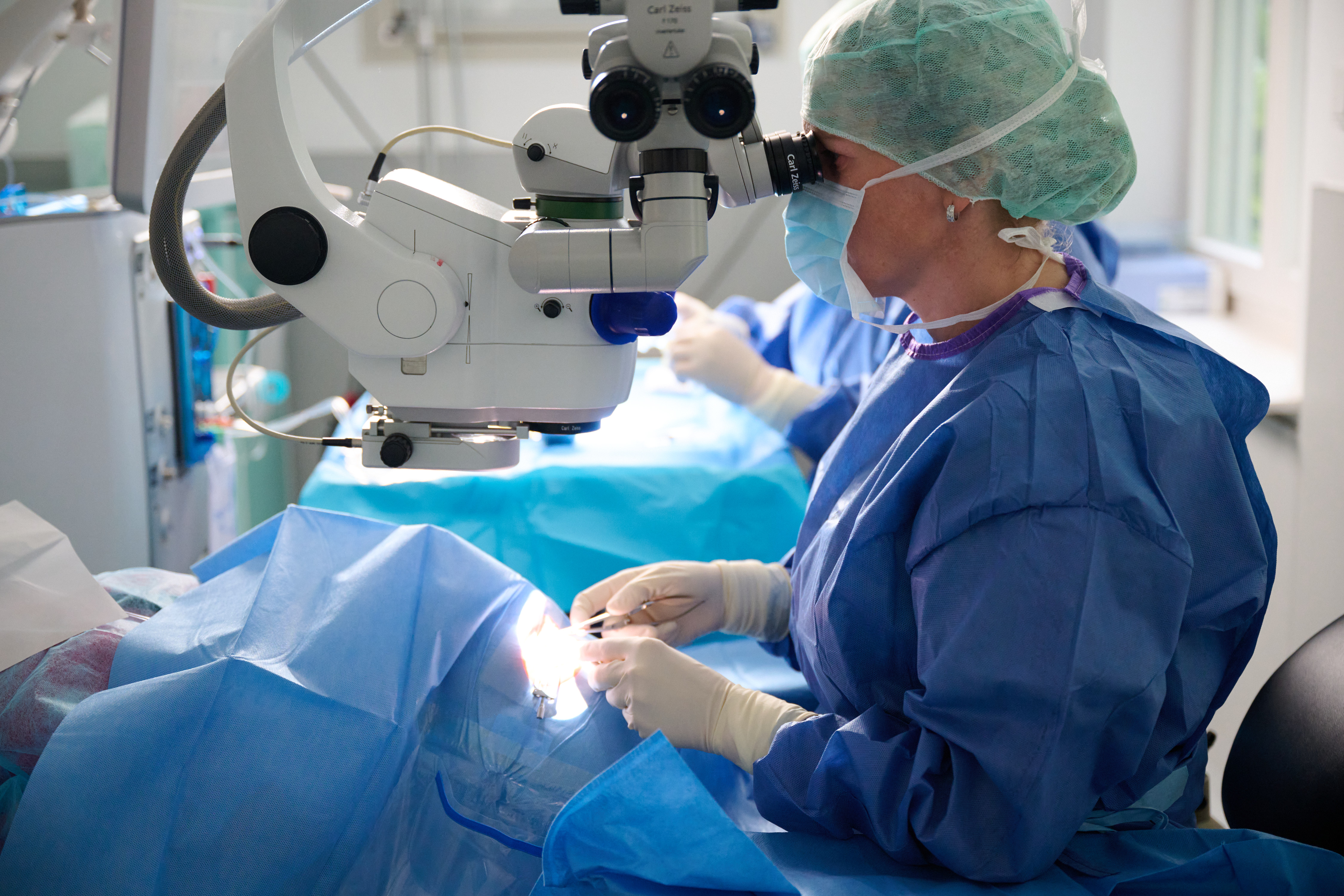 OP-Saal der Augenklinik Manhagen