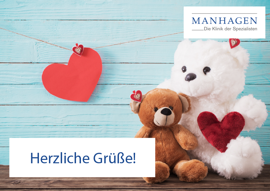 Grußkartenmotiv Teddybären