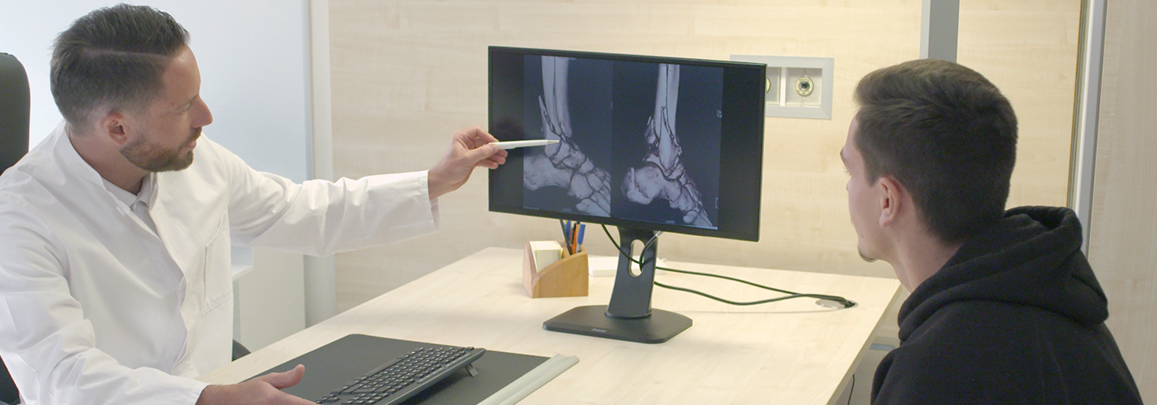 Patientengespräch im MVZ Manhagen