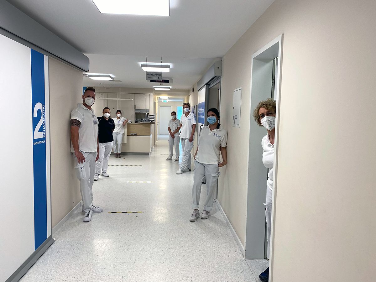 Einblick in die Praxisräume des MVZ Manhagen