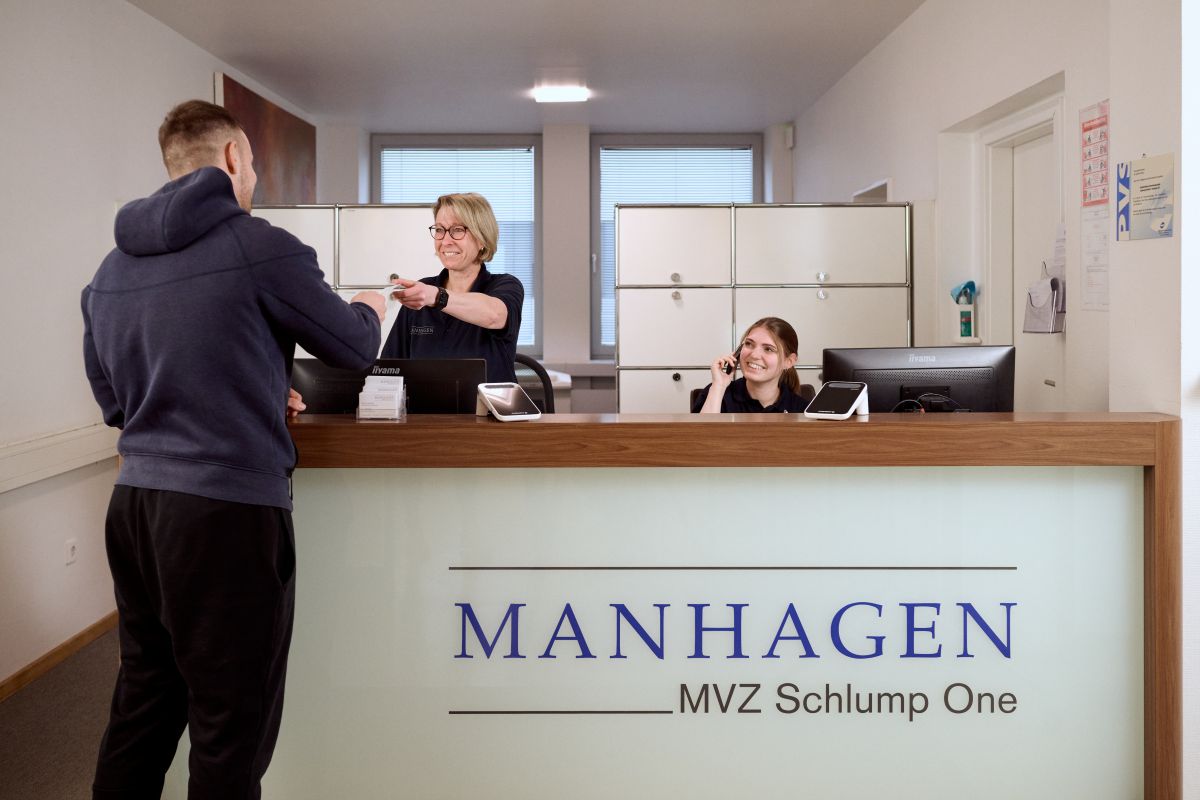 Patientenaufnahme MVZ Schlump One