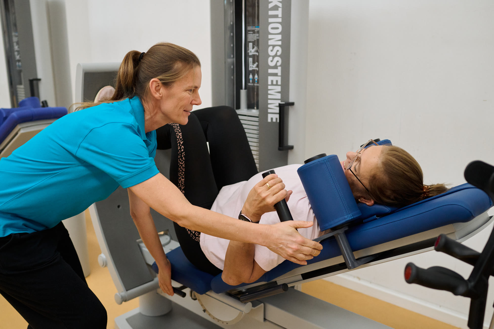 Therapeutisch begleitetes Gerätetraining